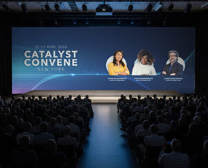 Catalyst Convene New York stage screen concept